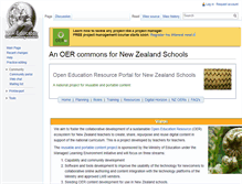 Tablet Screenshot of nz.wikieducator.org